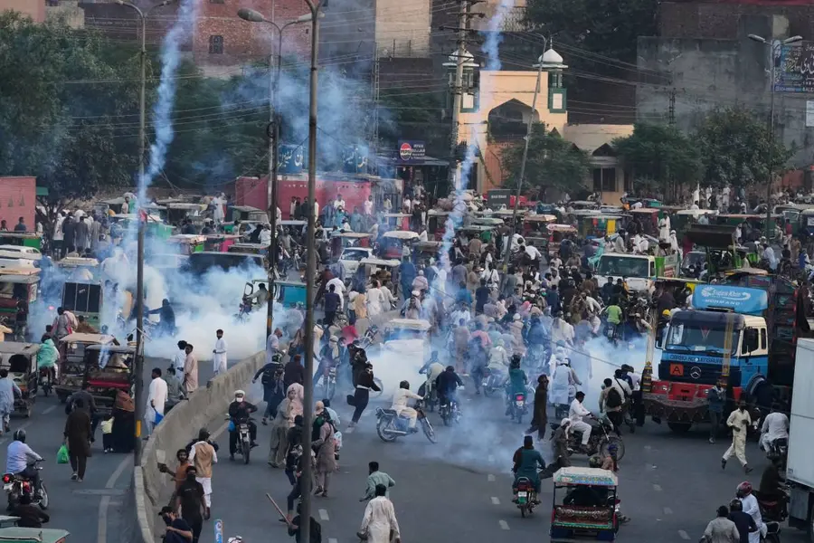 pakistan tlp gaza protest