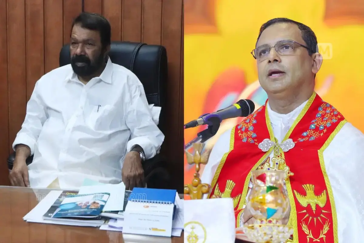 V Sivankutty,  Archbishop Thomas Tharayil | Mathrubhumi