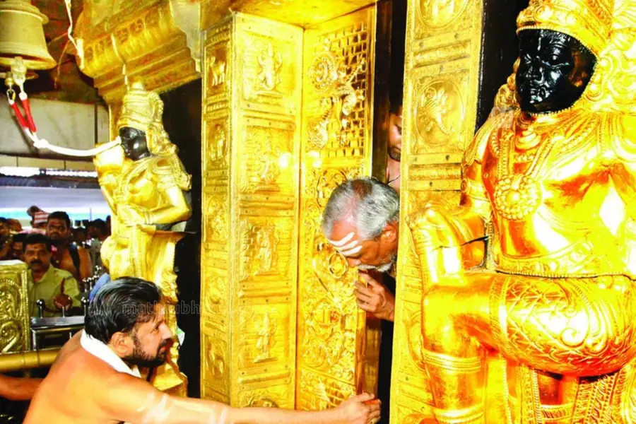 Inspection of Sabarimala temple strong room continues