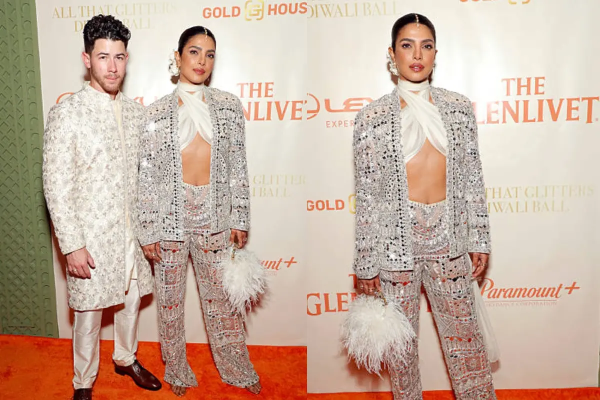 Priyanka Chopra and Nick Jonasat pre-Diwali party in New York. Photo: (Instagram/@jerryxmimi)