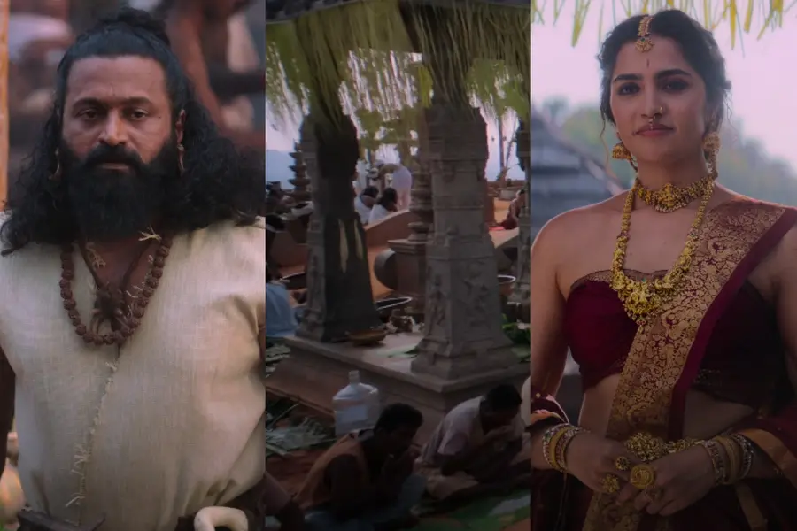 kantara a legend chapter one rishab shetty rukmini vasanth kantara song mistake Brahmakalasha mistake