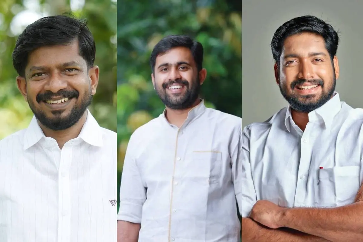ഒ.ജെ. ജനീഷ്, അബിൻ വർക്കി, കെ.എം. അഭിജിത്