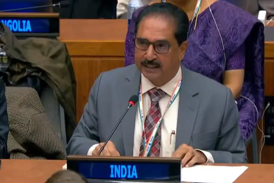 NK Premachandran at United Nations