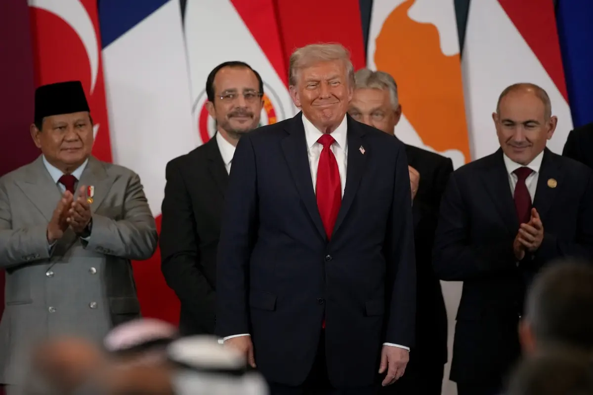 US President Donald Trump during Gaza Summit in Egypt | Photo: AP