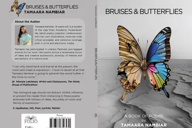 Navigating life's dualities: A review of Tamaara Nambiar's poetry collection 'Bruises and Butterflies’