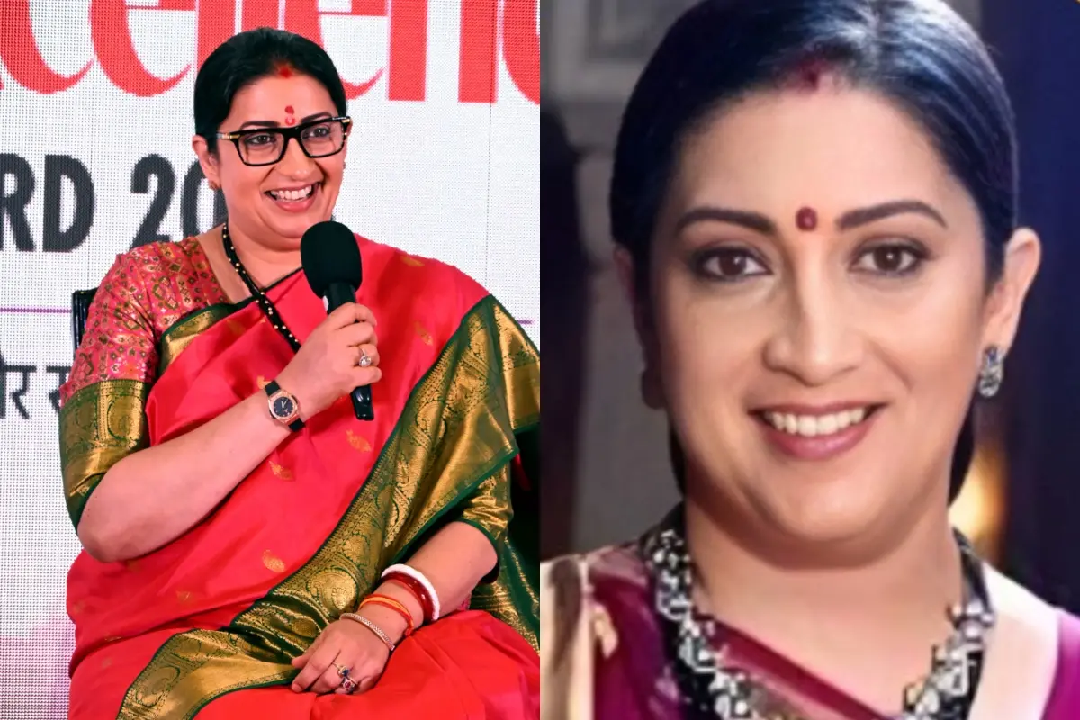 സ്മൃതി ഇറാനി, സ്മൃതി ഇറാനി ക്യൂംകി സാസ് ഭി കഭി ബഹു ഥിയിലെ കഥാപാത്രമായി | Photo: PTI, X/ Balaji Telefilms
