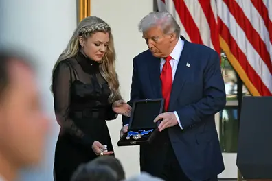 ‘Martyr for truth and freedom’: Trump honours Charlie Kirk at posthumous medal ceremony