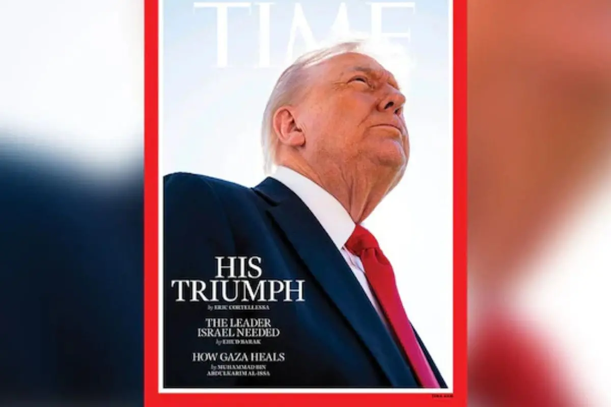 US President Donald Trump on Time magazine's latest cover. (Photo: X/@TIME)