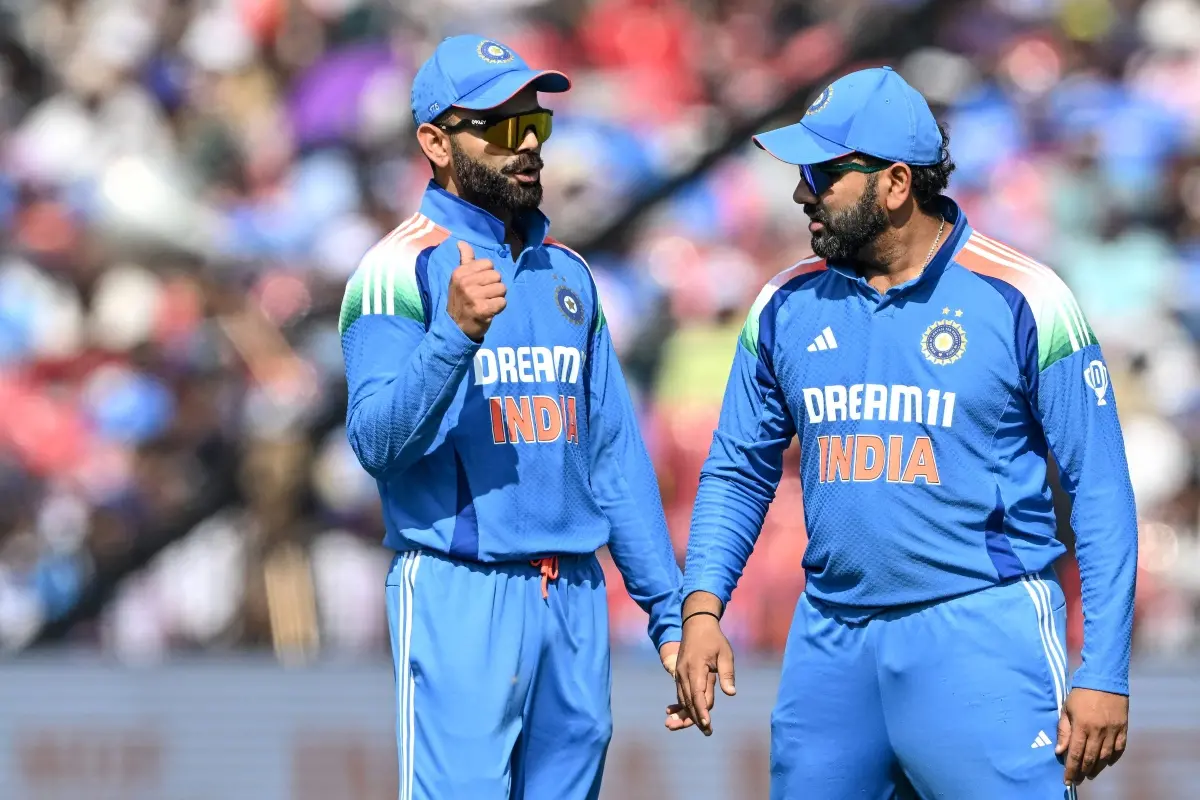 From (L) Virat Kohli and Rohit Sharma | File Photo: AFP