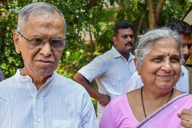 Infosys founders Narayana Murthy, Sudha Murty refuse participation in Karnataka caste survey