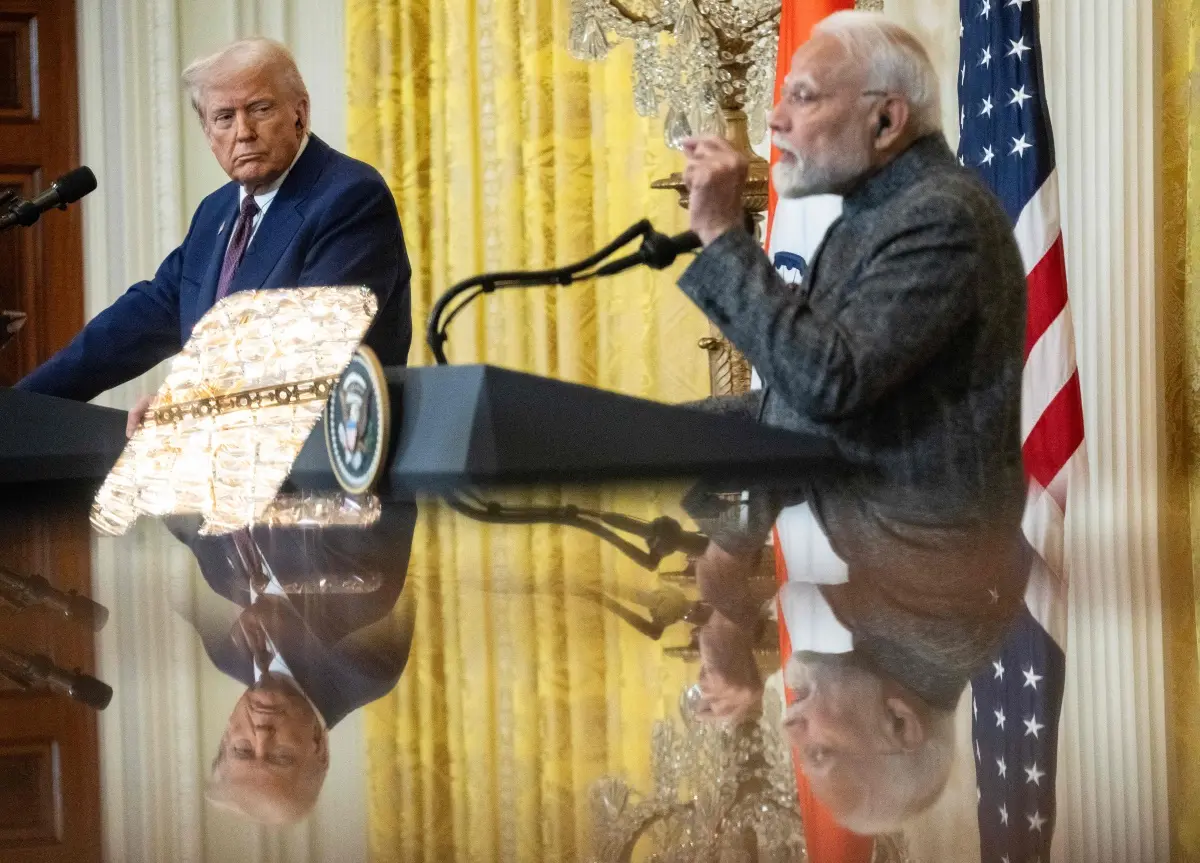 US president Donald Trump, PM Narendra Modi | File photo
