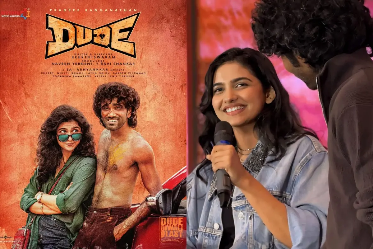 'ഡ്യൂഡ്' പോസ്റ്റര്, മമിത ബൈജു | Photo: Instagram/ DUDE MOVIE