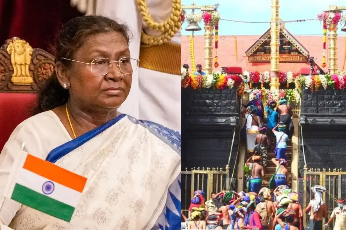 Droupadi Murmu, Sabarimala | Photo: PTI, Mathrubhumi