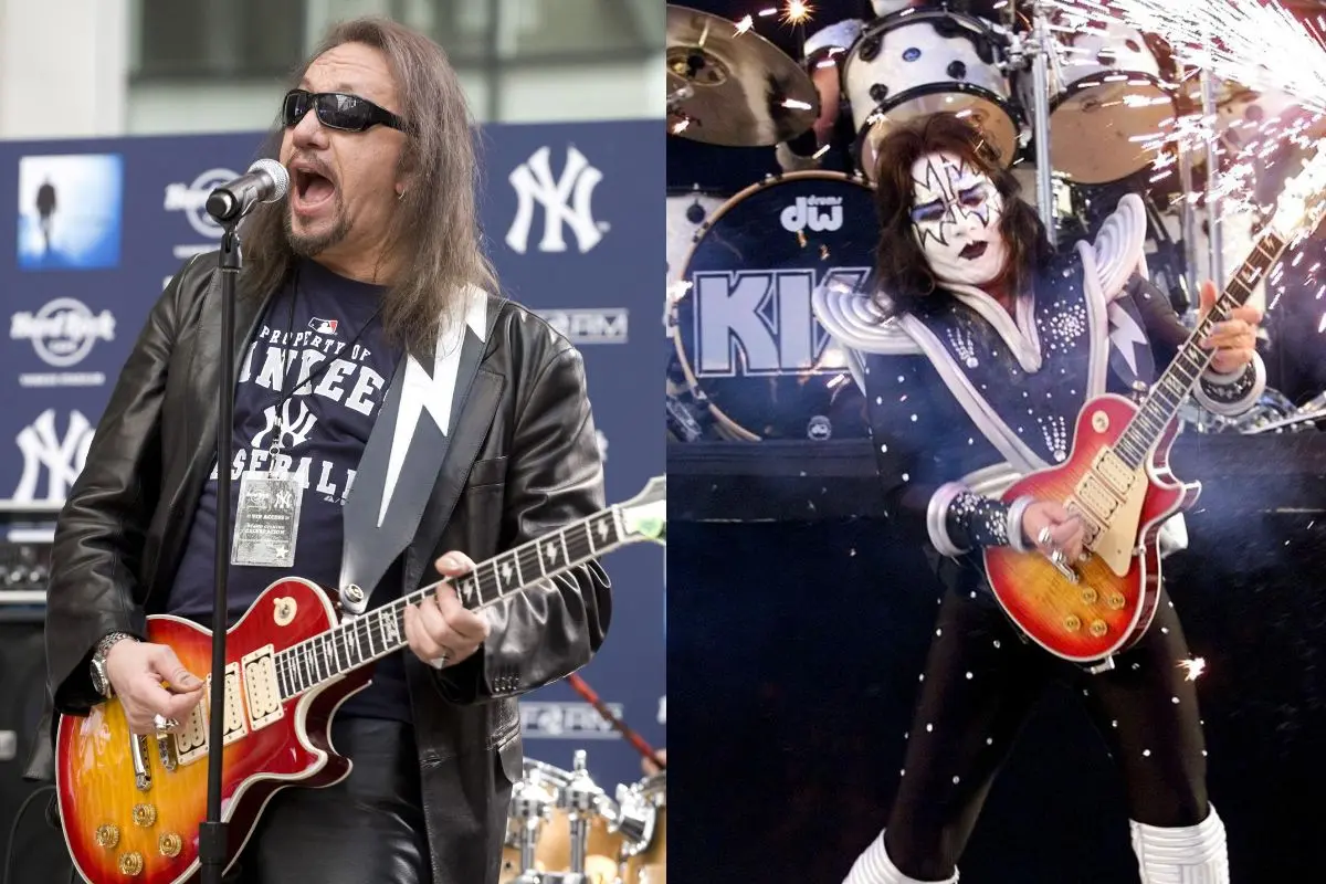 Ace Frehley of the rock group Kiss during previous performances | File photo: AFP