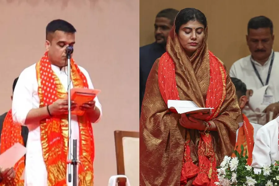 gujarat cabinet harsh sanghvi rivaba jadeja