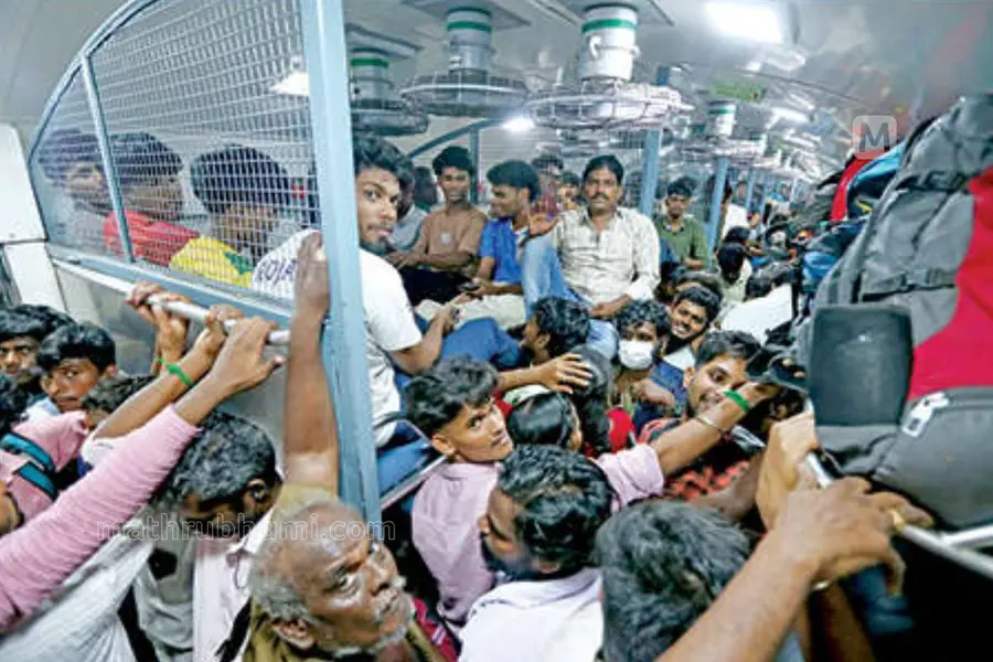 diwali train chennai