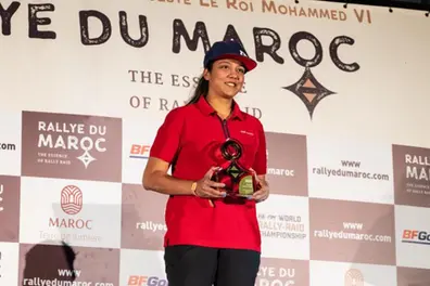 Aishwarya Pissay makes history as first Indian, Asian woman to win silver at 2025 World Rally-Raid 2W Championship