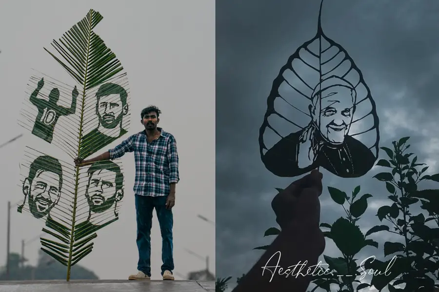 Manu's Leaf Art: Aesthetic Soul