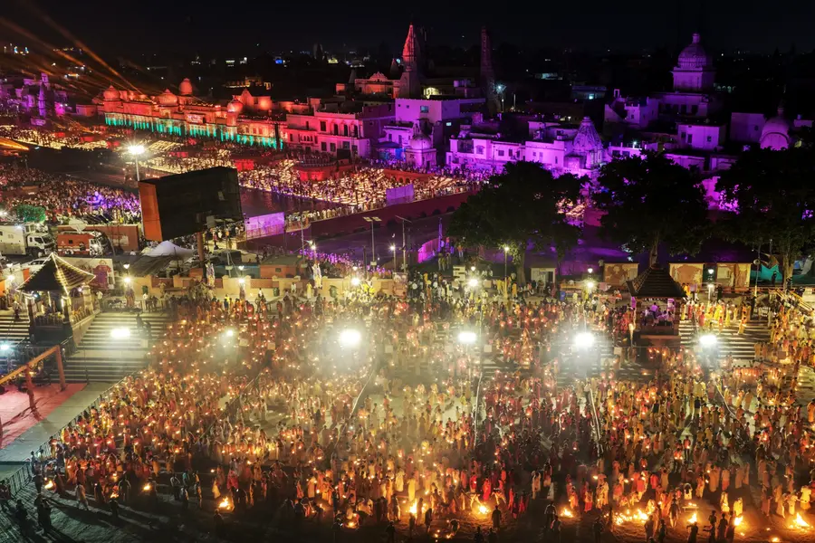 Ayodhya lights 26 lakh diyas, sets 2 Guinness World Records at Deepotsav 2025 | WATCH