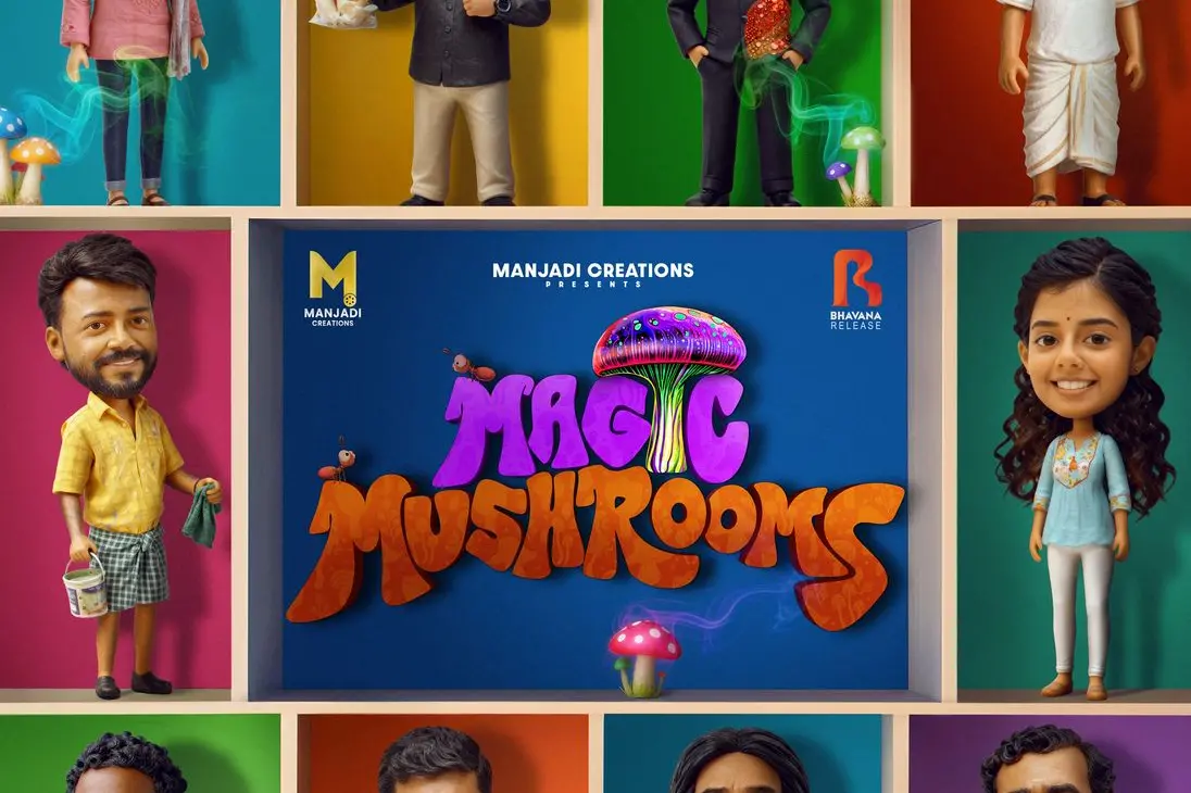 ‘Magic Mushrooms’ poster unveiled: Nadhirshah & Vishnu Unnikrishnan reunite for family entertainer