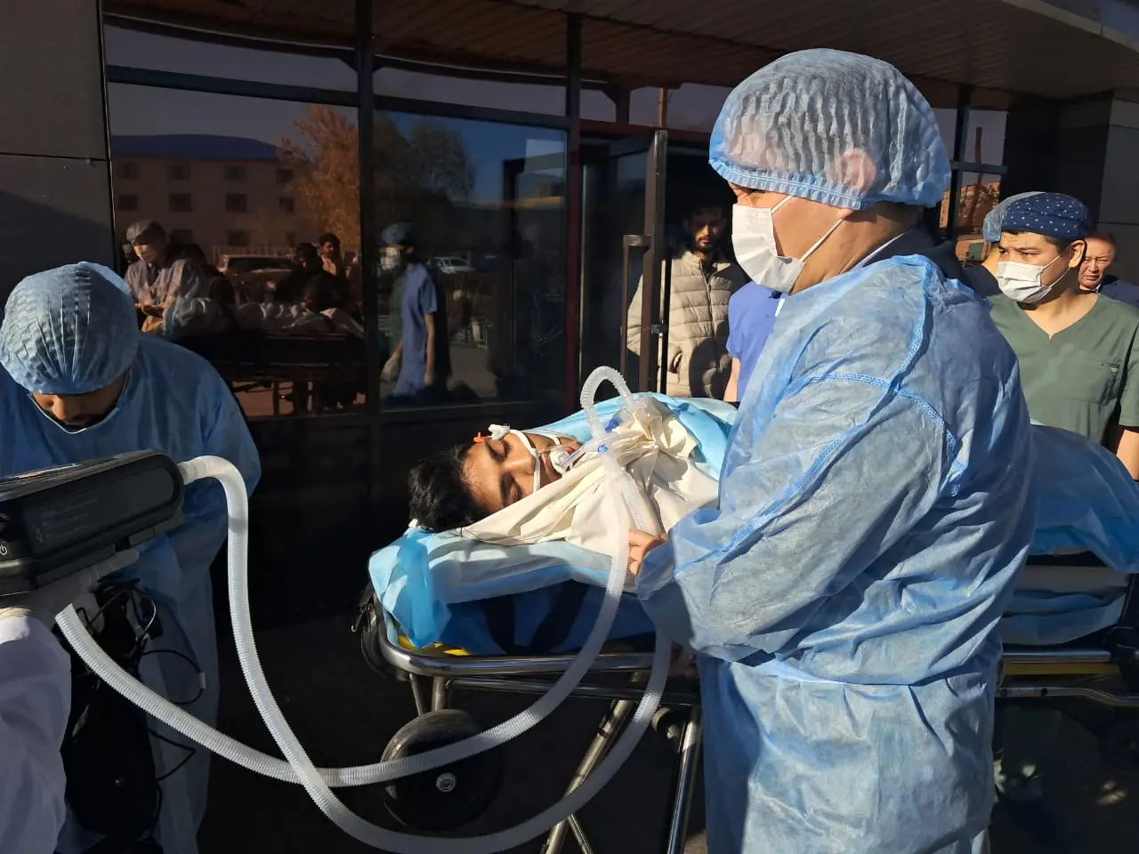 Rahul Ghoslaya, 5th Yr. Indian medical student who was hospitalized for the critical condition of cerebral edema leaving Kazakhstan by an air ambulance arranged by the Embassy with the support of the Ministry of External Affairs | Photo: X/ India in Kazakhstan @indembastana