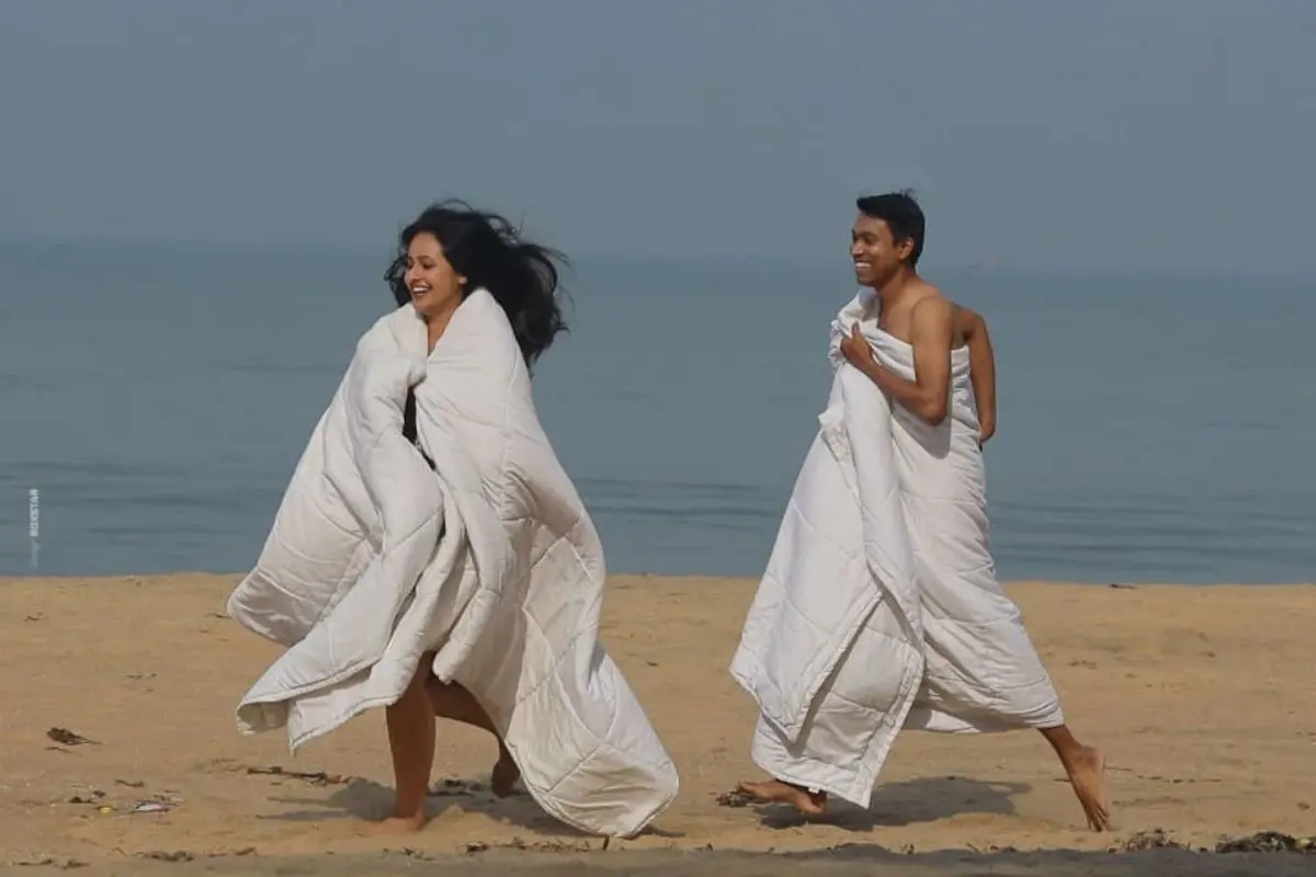 ഇന്നസന്റ് എന്ന ചിത്രത്തിൽ അൽത്താഫും അന്ന പ്രസാദും | ഫോട്ടോ: അറേഞ്ച്ഡ്