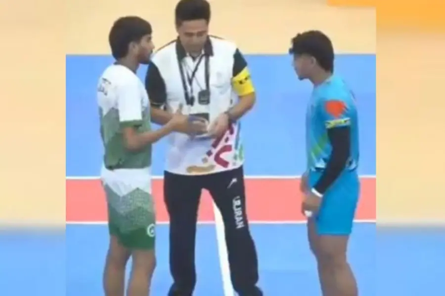 Asian Youth Games Kabaddi: Pakistani skipper withdraws handshake after Indian captain’s indifferent response | WATCH