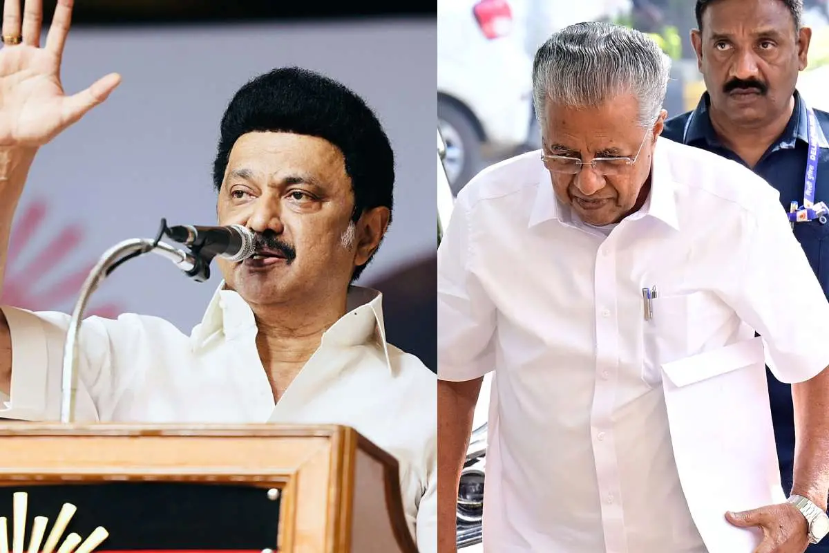 എം.കെ. സ്റ്റാലിൻ, പിണറായി വിജയൻ | Photo: ANI