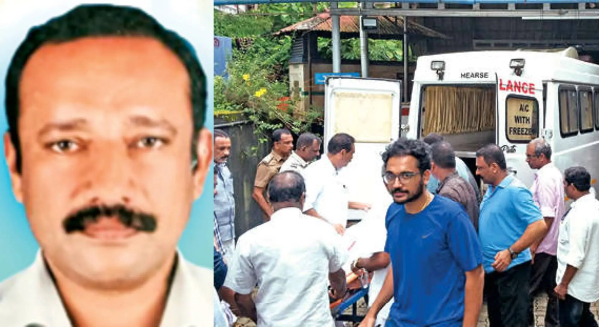 The body of George K Iype, which was mistakenly sent by the agency officials, is being taken back from Piravom Taluk Hospital