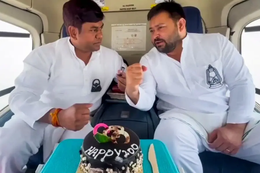 Tejashwi Yadav and Mukesh Sahani