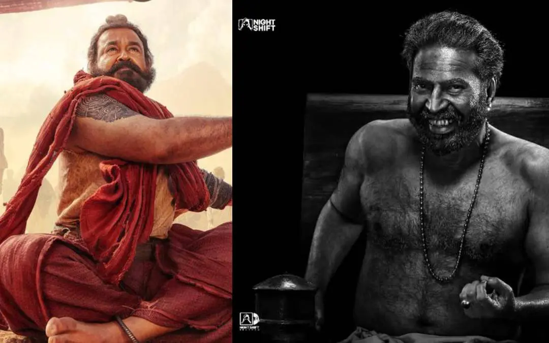 Mohanlal in Malaikottai Vaaliban; Mammootty in Bramayugam