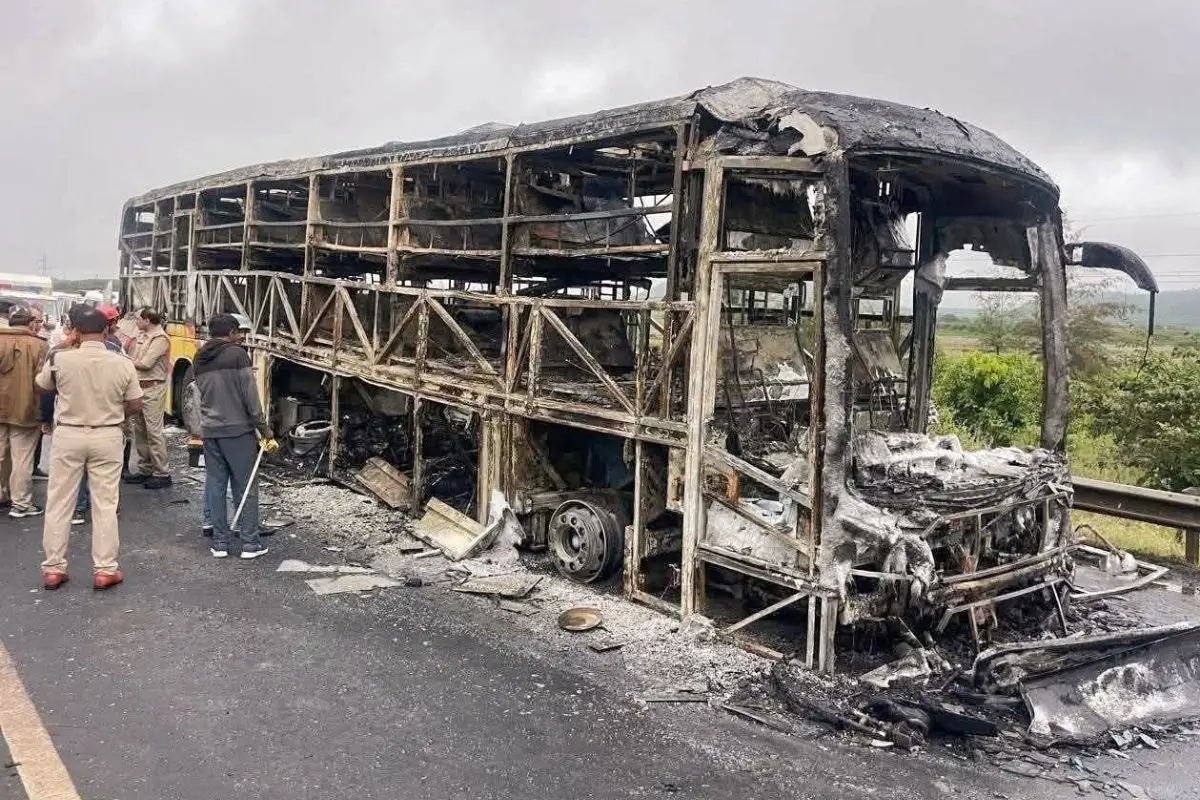 Telangana launches crackdown on private buses after Kurnool bus fire kills  20