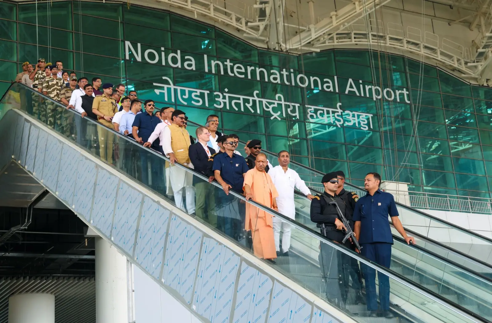 Yogi Adityanath at Noida International Airport | Photo: Special Arrangement