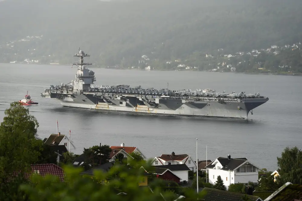 American aircraft carrier USS Gerald R. Ford | AP