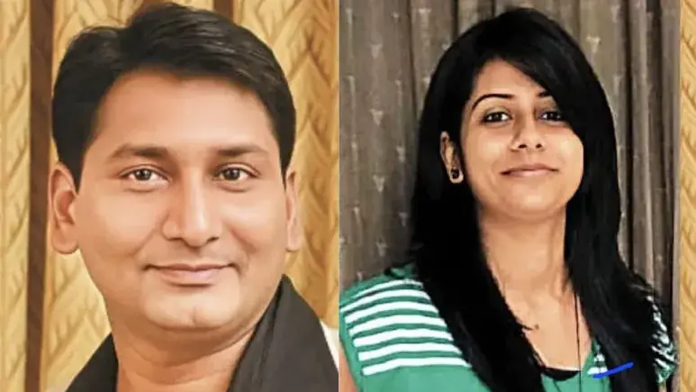 പ്രദ്യുമ്നൻ ദീക്ഷിതും ഭാര്യ പൂനവും