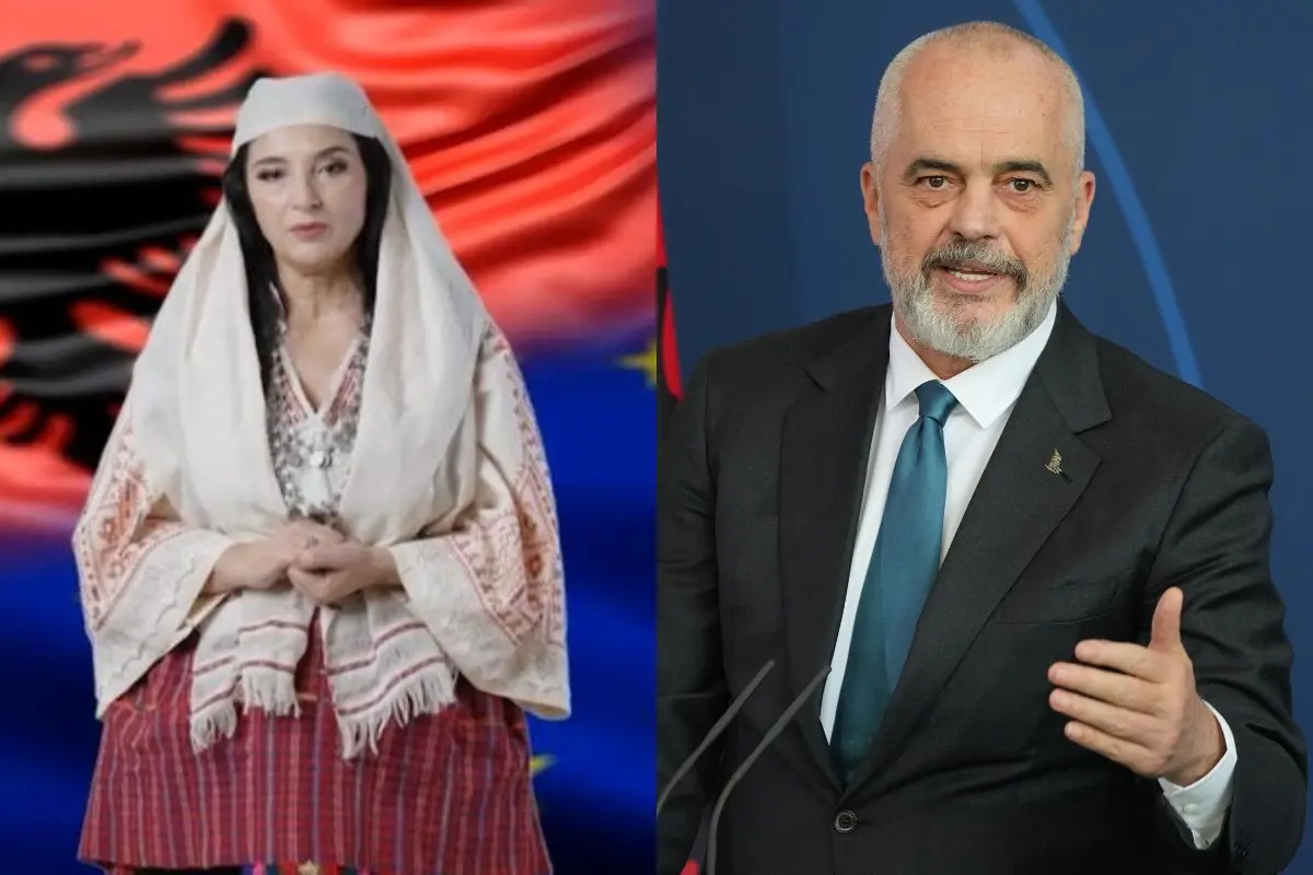 AI Minister Diella and Albania PM Edi Rama | Photo: AFP