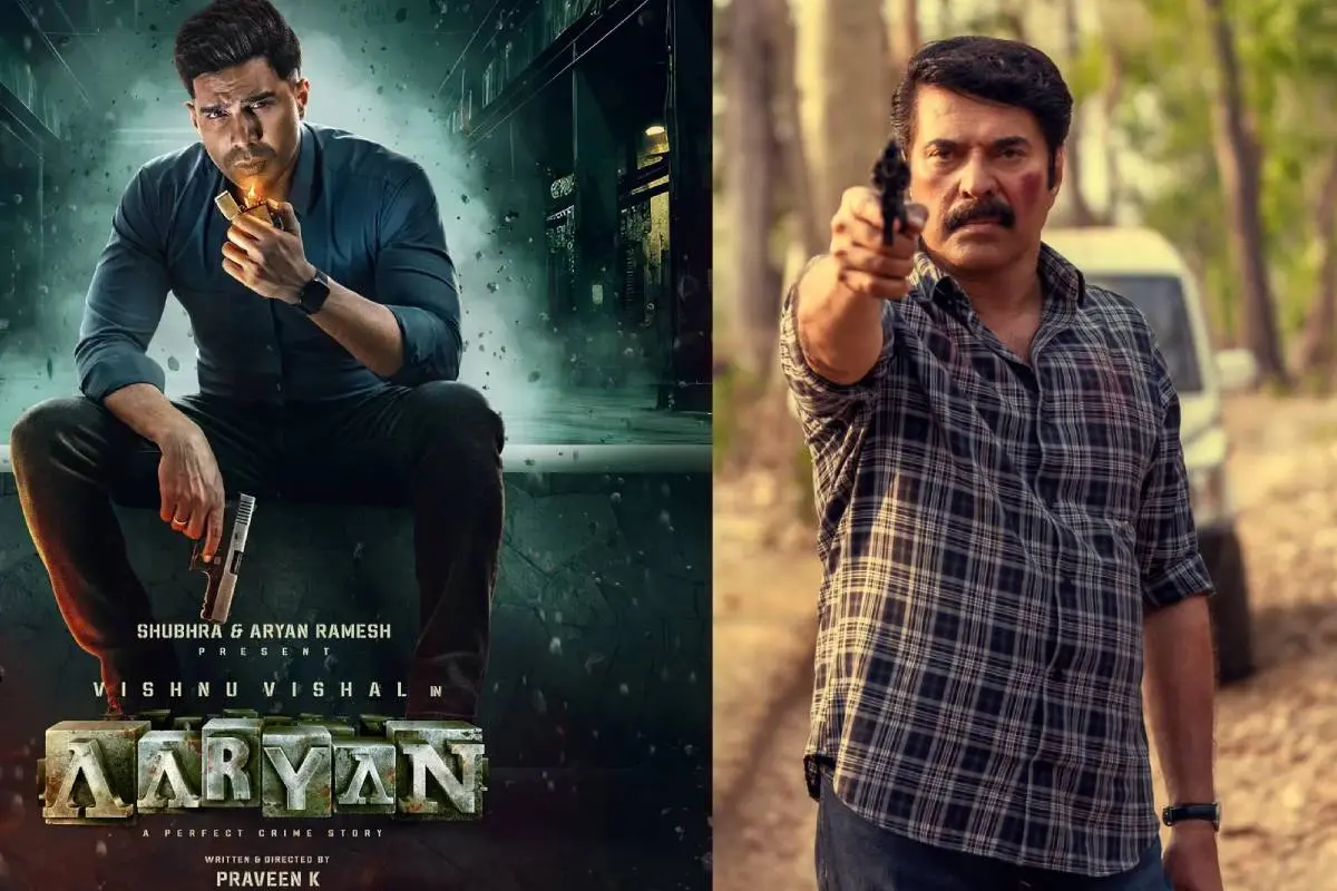 ആര്യൻ മൂവി പോസ്റ്റർ,( thevishnuvishal),കണ്ണൂർ സ്ക്വാഡ് എന്ന ചിത്രത്തിലെ രംഗം(kannursquad)