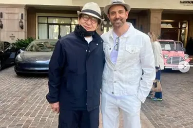 Hrithik Roshan’s meeting with Jackie Chan in Beverly Hills