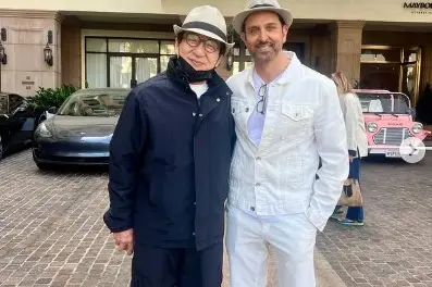 Hrithik Roshan’s meeting with Jackie Chan in Beverly Hills