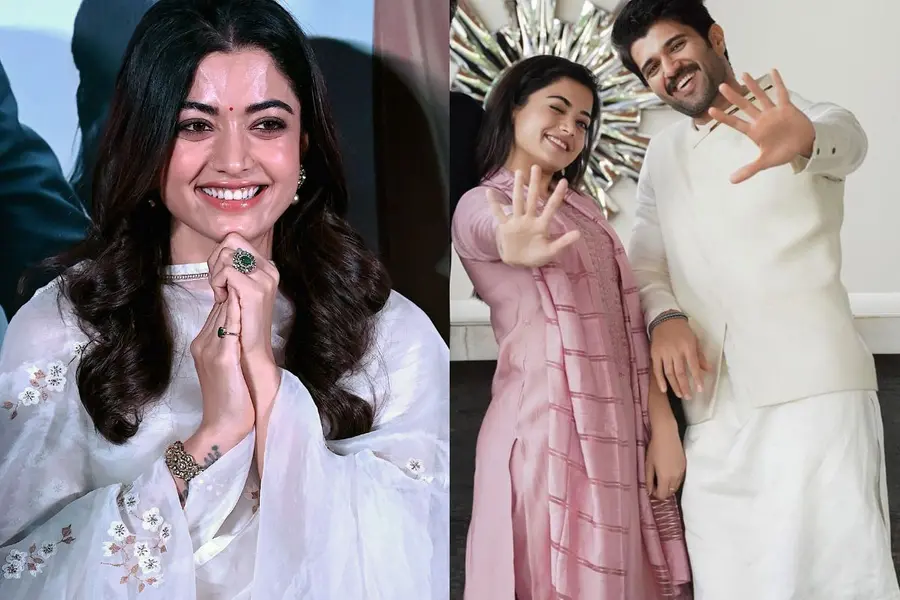 Everyone is aware about it'; Rashmika Mandanna hints at engagement to Vijay Deverakonda | Mathrubhumi English Everyone is aware about it'; Rashmika Mandanna hints at engagement to Vijay Deverakonda | Mathrubhumi English