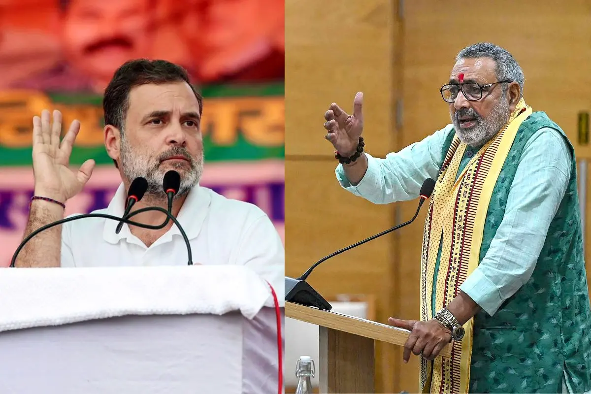 Rahul Gandhi, Giriraj Singh | File photo
