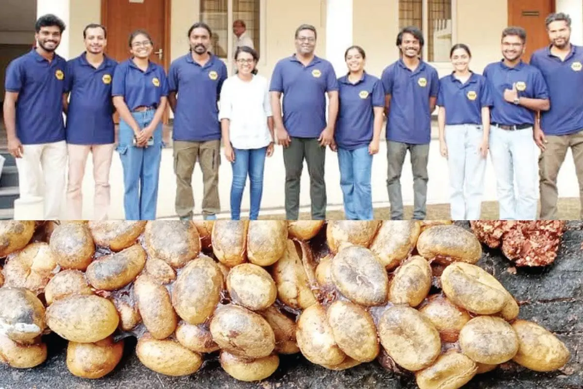 ഡോ. പി.എ സിനുവും കേന്ദ്ര സര്വകലാശാല ഇക്കോളജി ലാബിലെ ഗവേഷകരും.