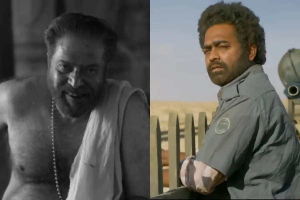ഭ്രമയുഗം എന്ന ചിത്രത്തില്‍ മമ്മൂട്ടി, ലെവല്‍ ക്രോസ് എന്ന ചിത്രത്തില്‍ ആസിഫ് അലി.|Photo: Screengrab/ Youtube