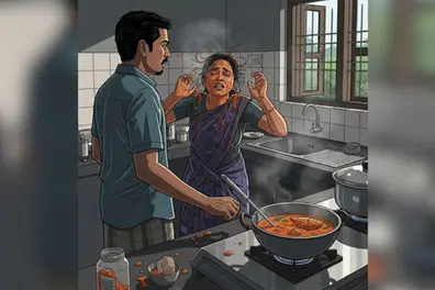 Kerala man burns wife with hot fish curry after row over black magic ritual