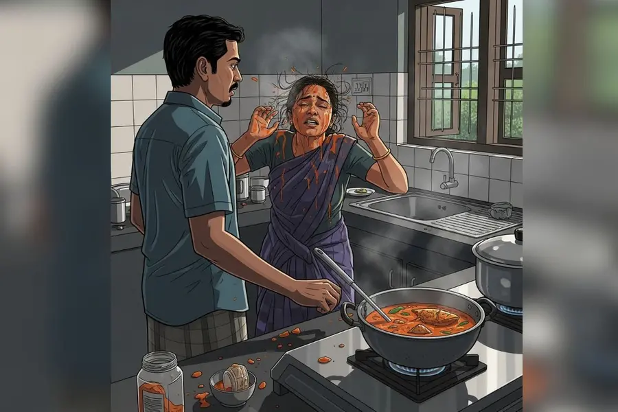 Kerala man burns wife with hot fish curry after row over black magic ritual