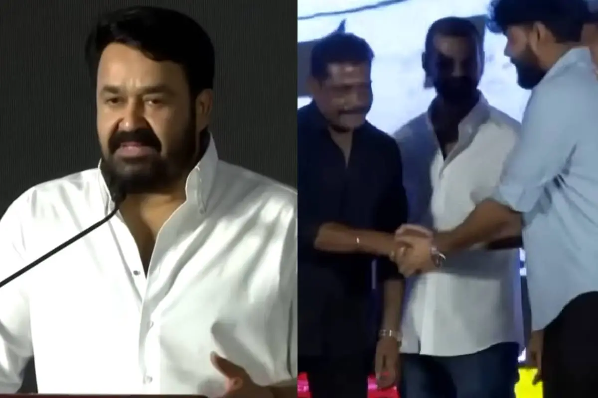 Mohanlal during the function