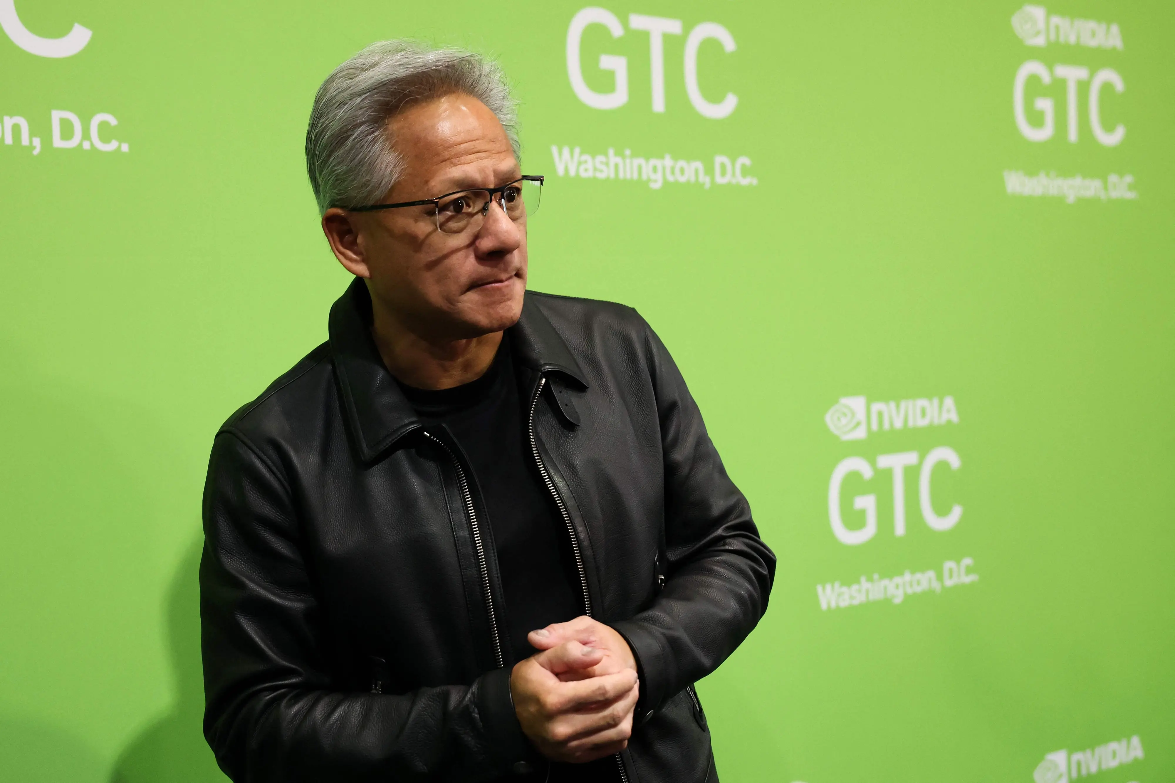 Nvidia President and CEO Jensen Huang speaks to the media during the Nvidia GTC (GPU Technology Conference) at the Walter E. Washington Convention Center.| Photo: AFP