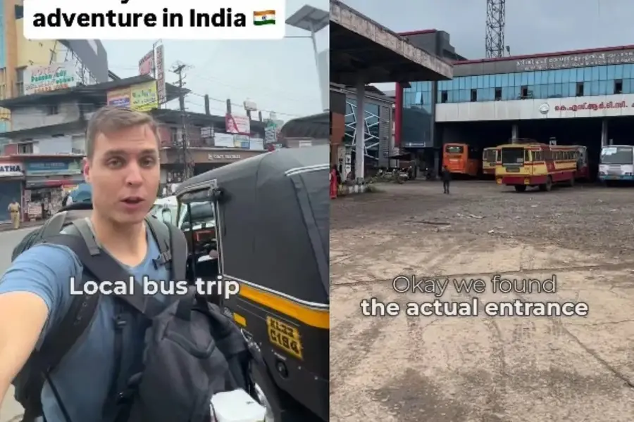 ‘$2 chaotic bus journey’: German traveller’s Kerala experience stirs online buzz | WATCH