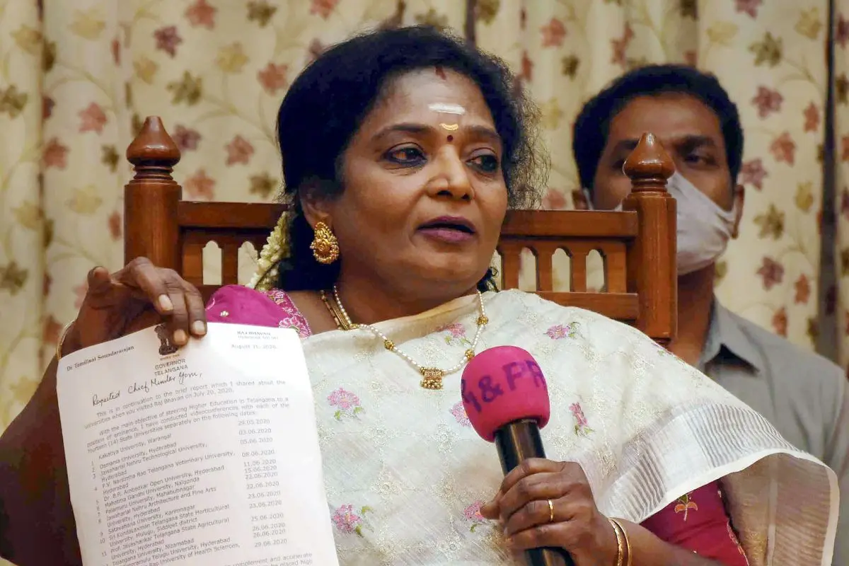 File Photo: BJP senior leader and former Telangana Governor Tamilisai Soundararajan | PTI