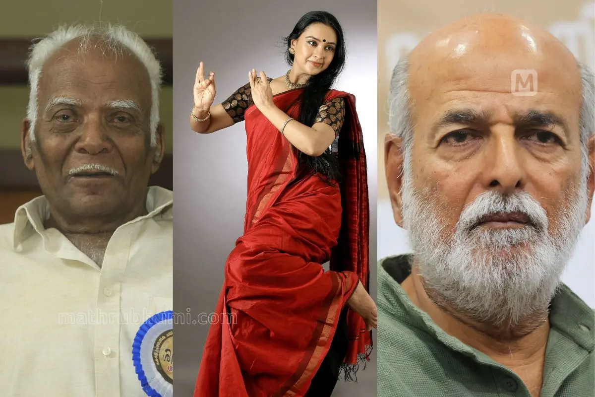 MR Raghava Warrier, Rajashree Warrier, Sasikumar | Photo: Mathrubhumi